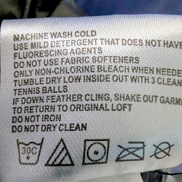 MINT CONDITION Calvin Klein Blue Lightweight Down Puffer Jacket w/ Hood | Size M - Picture 9 of 13